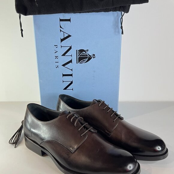 Lanvin Calfskin Leather Dress Shoes - Picture 2 of 8